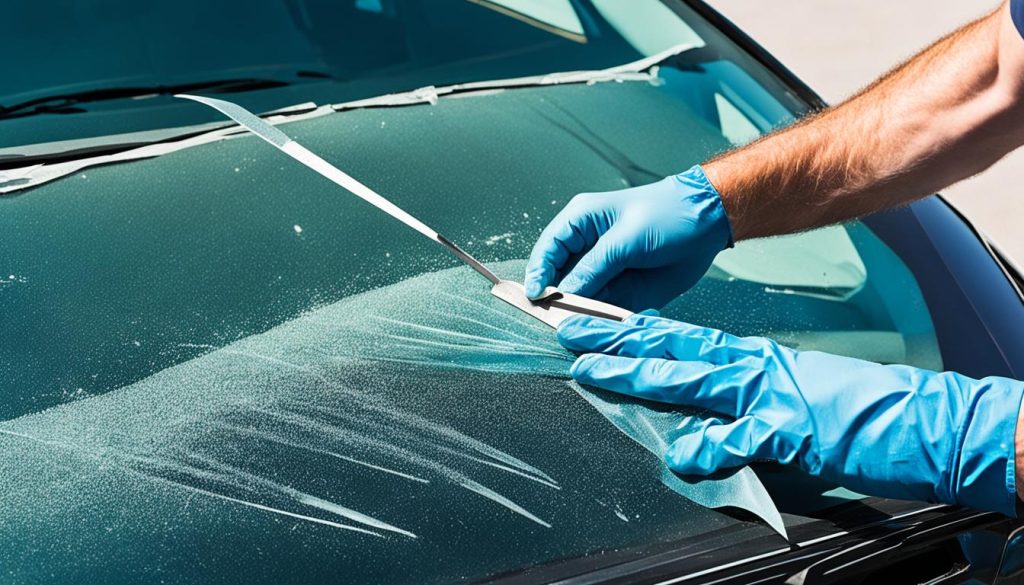 windshield removal