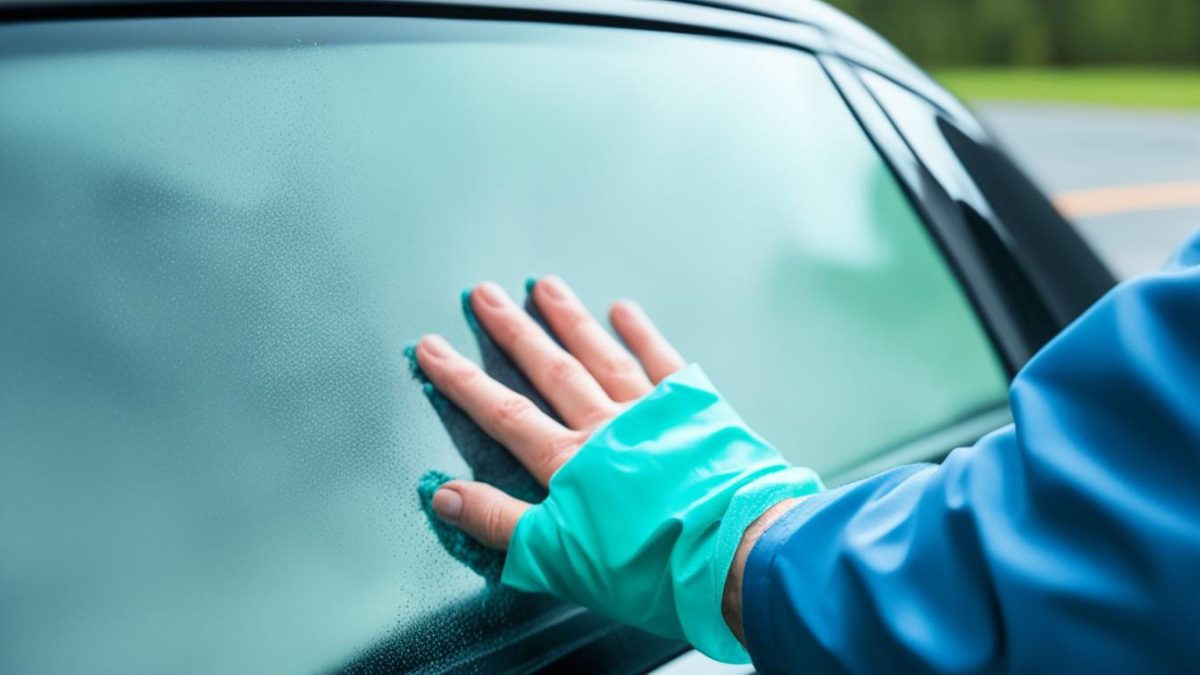 auto glass cleaning techniques