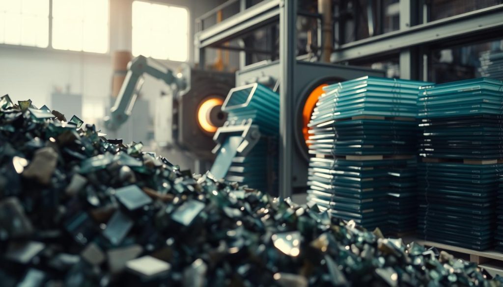 eco-friendly auto glass recycling process