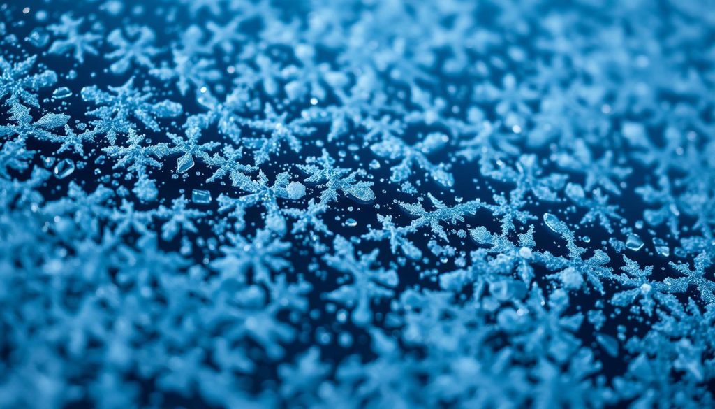 frost formation on windshield