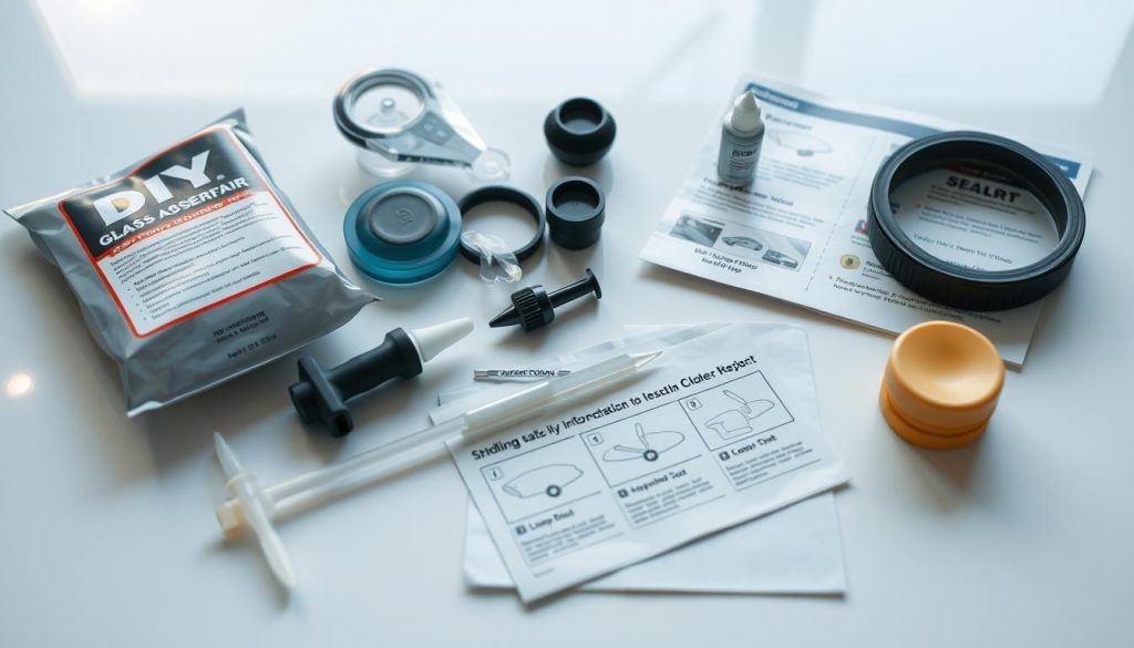 DIY auto glass repair kit