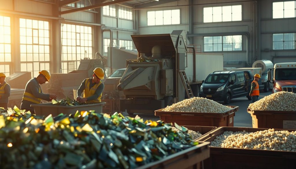 auto glass recycling process