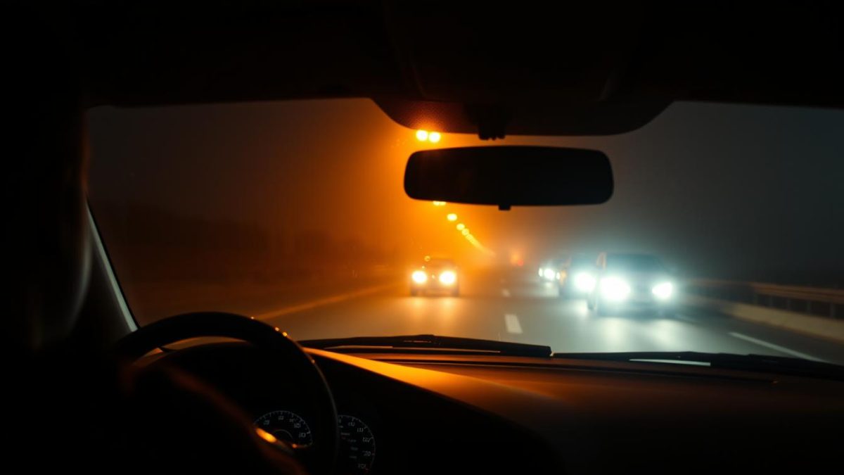 night driving visibility