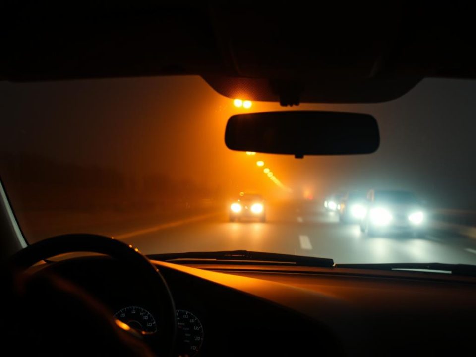 night driving visibility