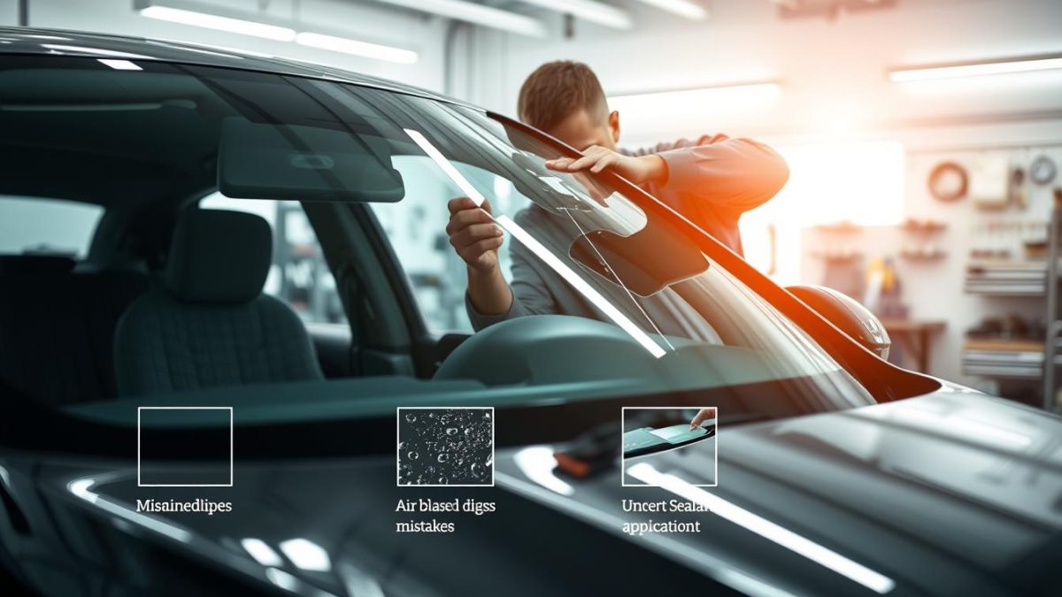auto glass installation mistakes