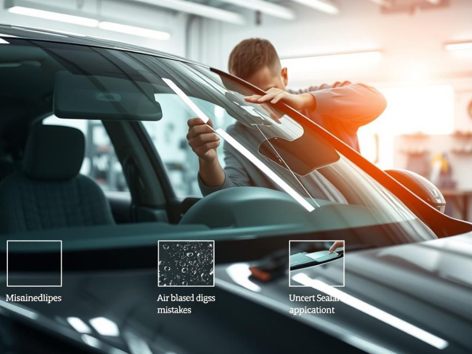 auto glass installation mistakes