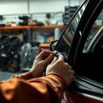 Door glass replacement