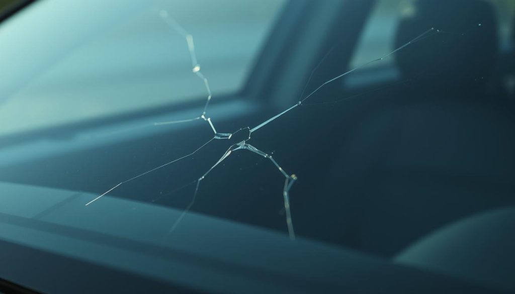 windshield damage