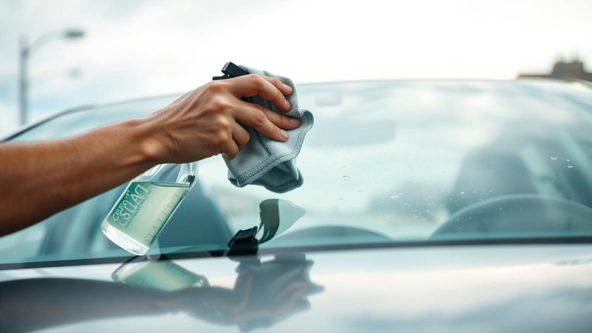 Auto glass cleaning tips