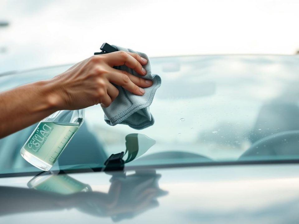 Auto glass cleaning tips