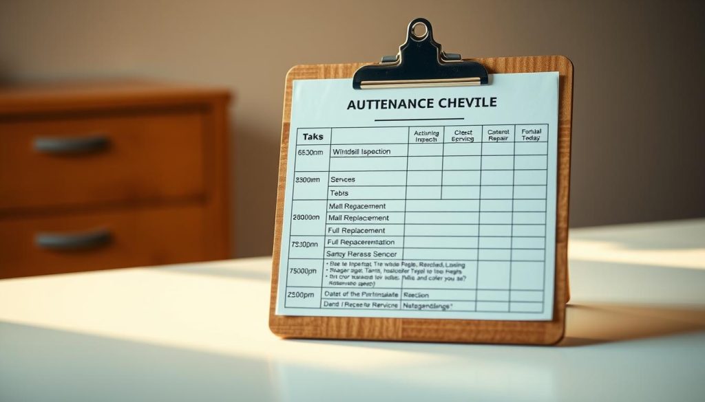 Auto glass maintenance schedule