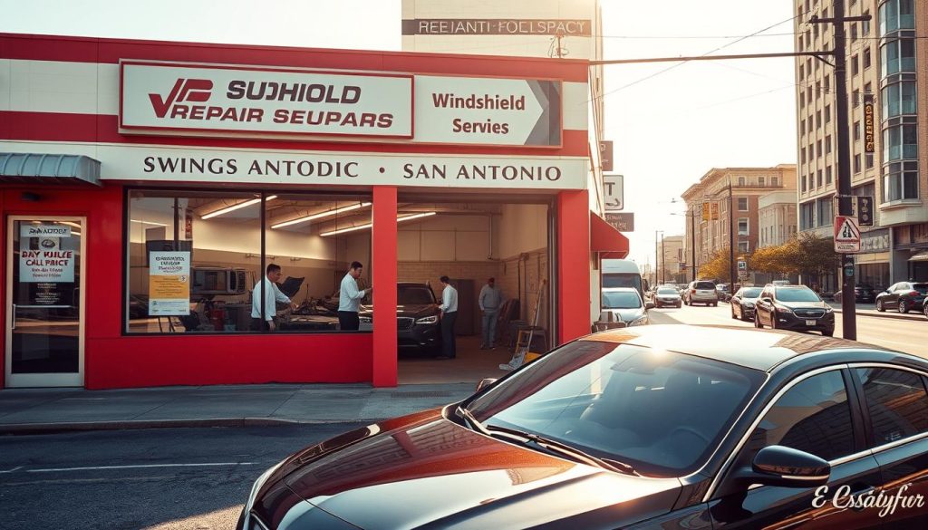 Fast windshield service