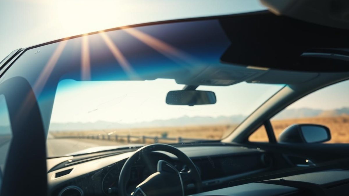 UV protection windshield