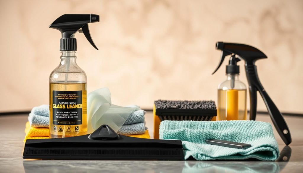 auto glass cleaning tools
