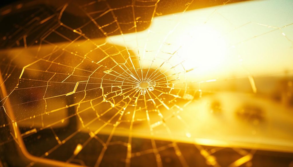heat-damaged auto glass repair