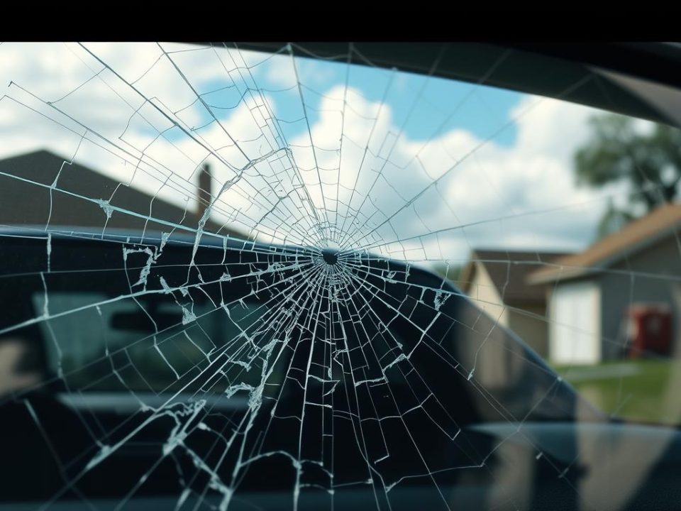 rear windshield damage