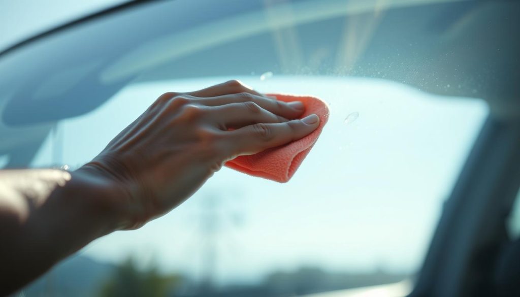 windshield cleaning
