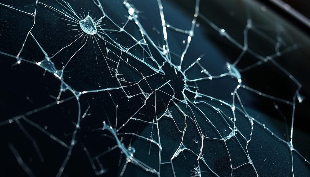 windshield damage