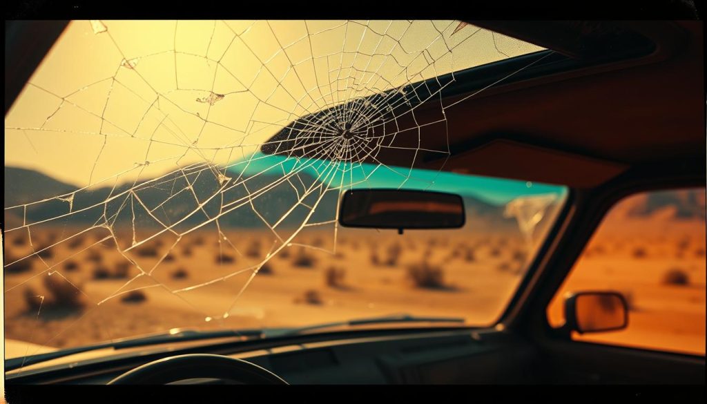 windshield temperature damage
