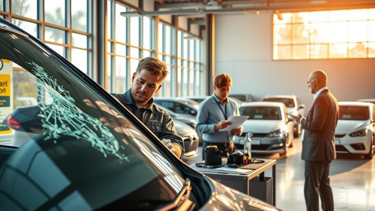 Auto glass insurance claims