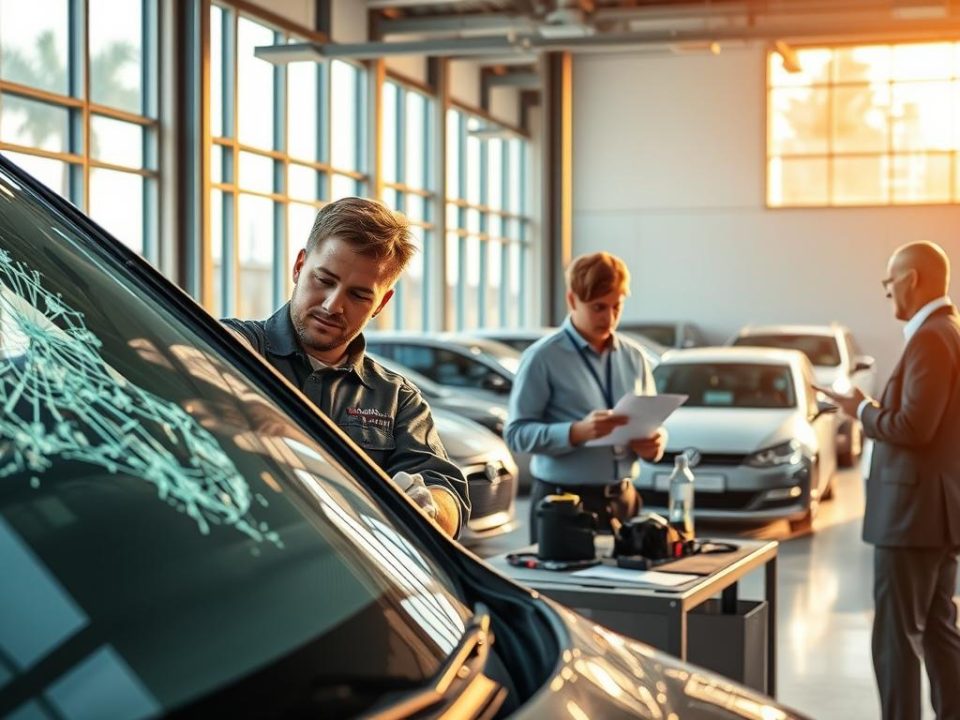 Auto glass insurance claims