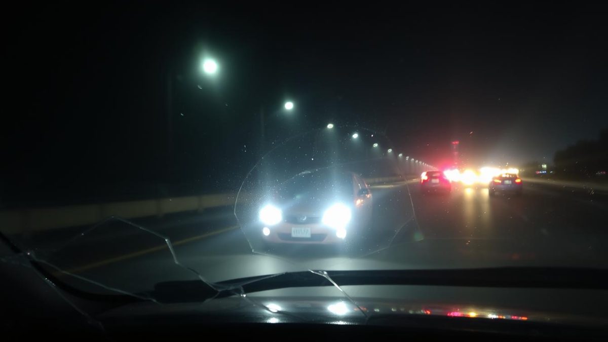 Damaged windshield safety concerns