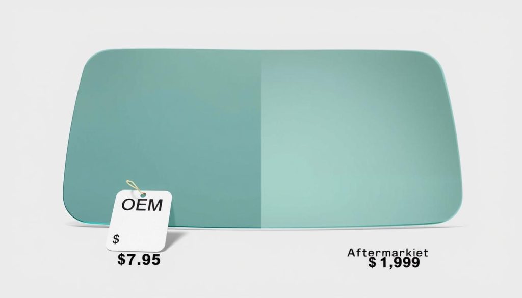 OEM vs aftermarket auto glass cost comparison