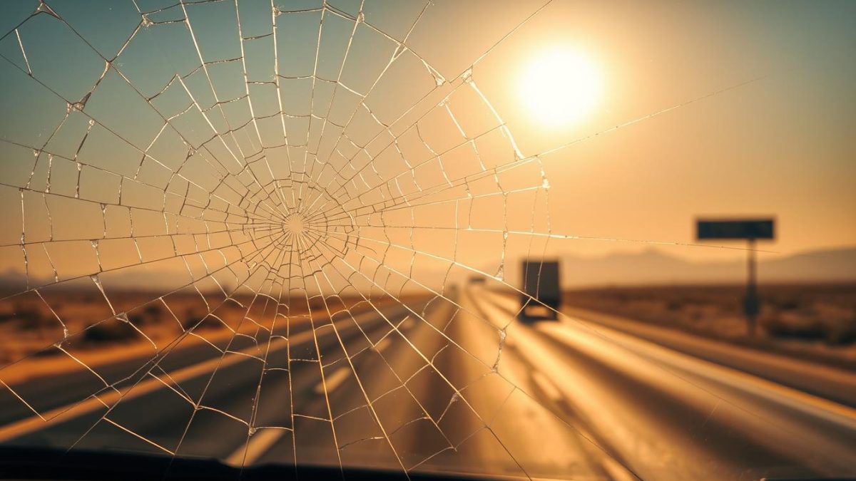 Prevent windshield cracks