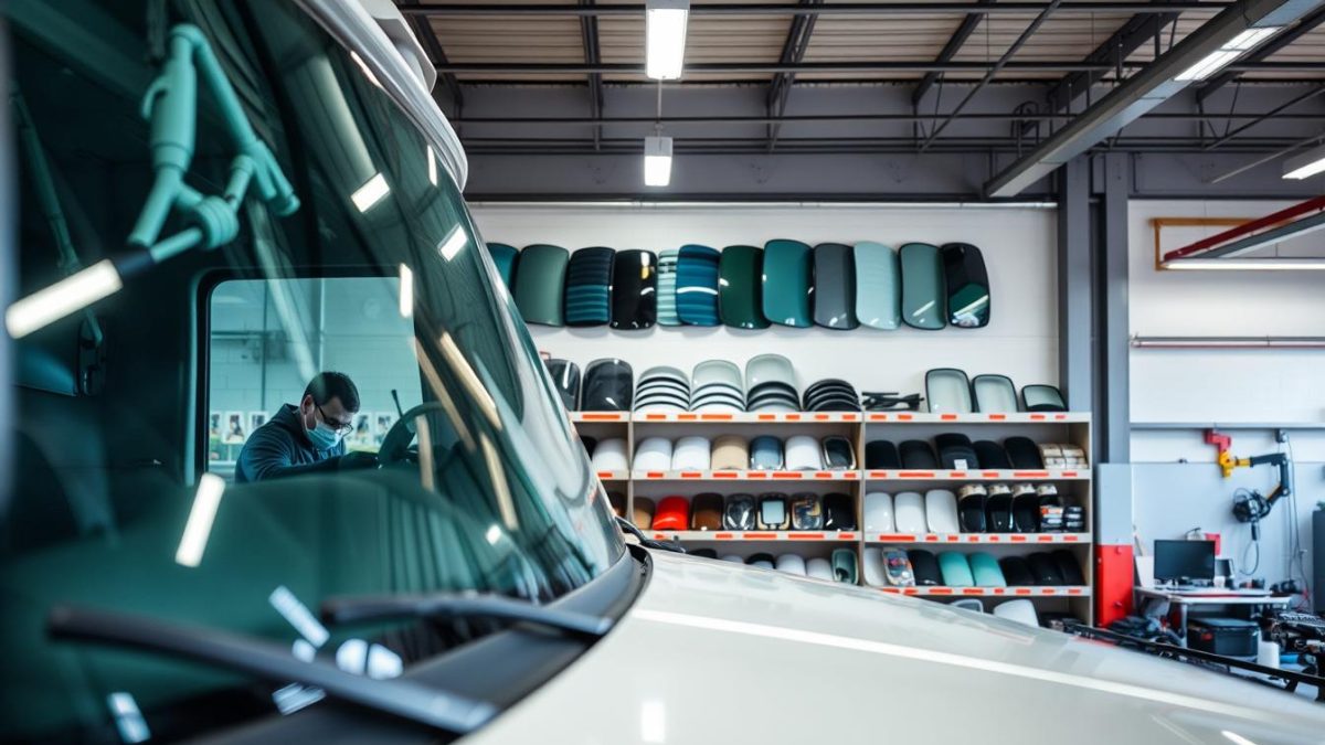 Truck windshield repair