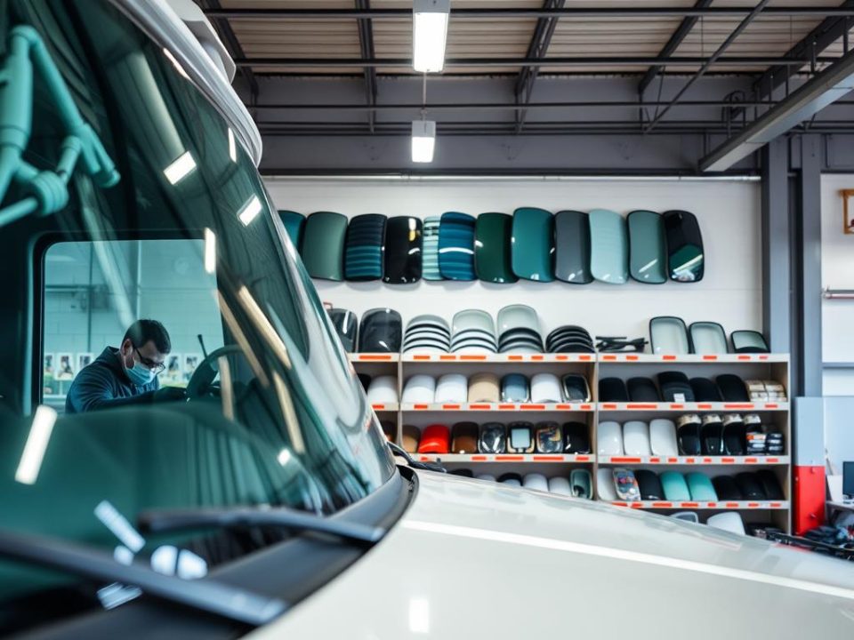 Truck windshield repair