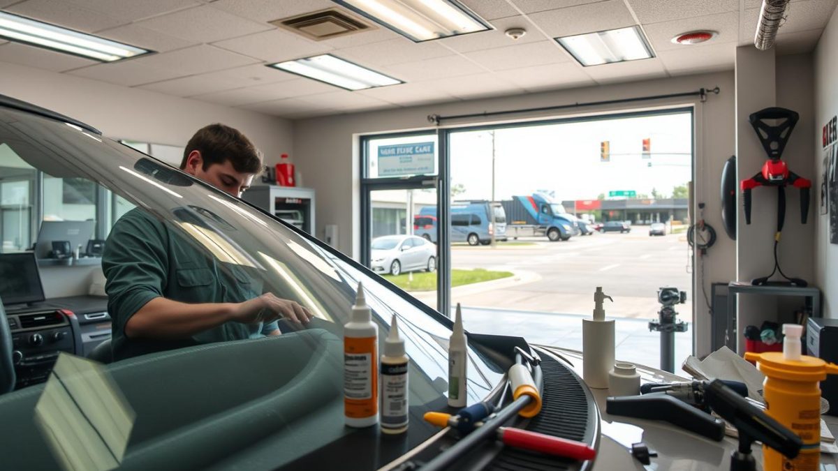 Windshield crack repair San Antonio
