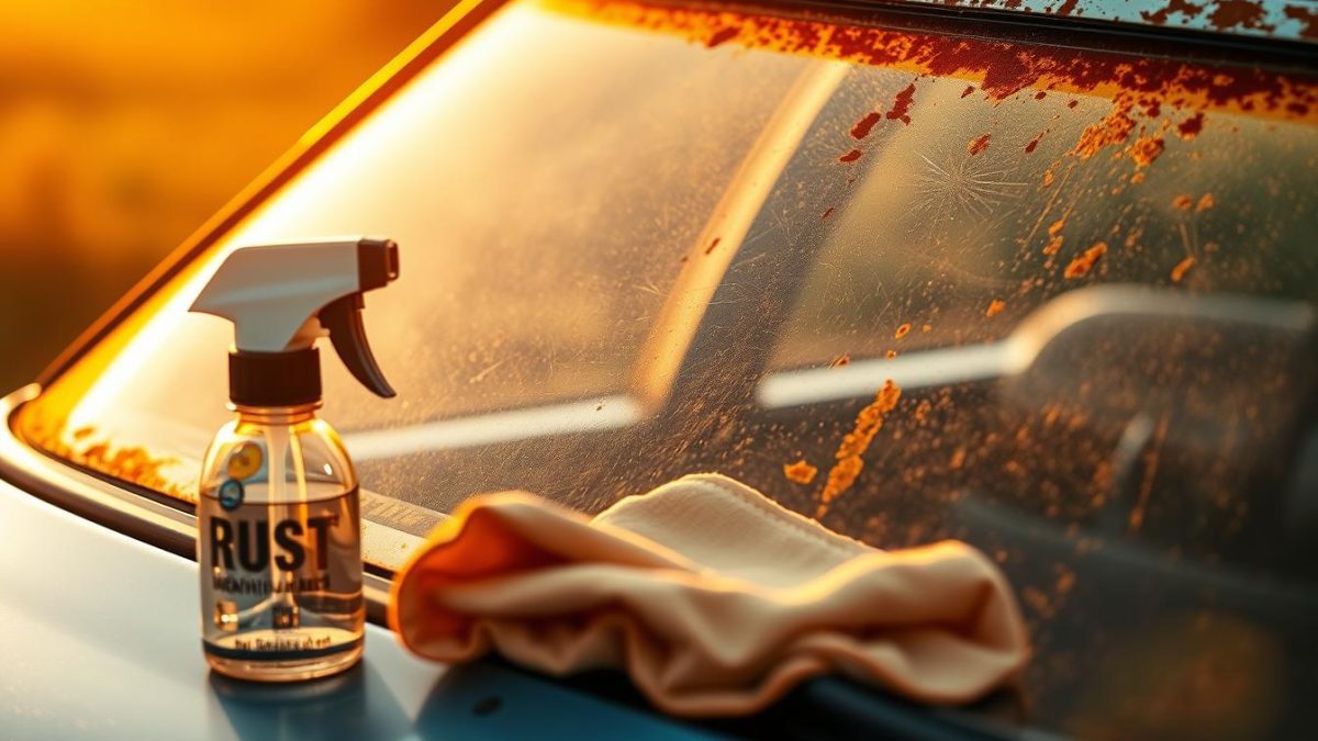 Windshield rust prevention