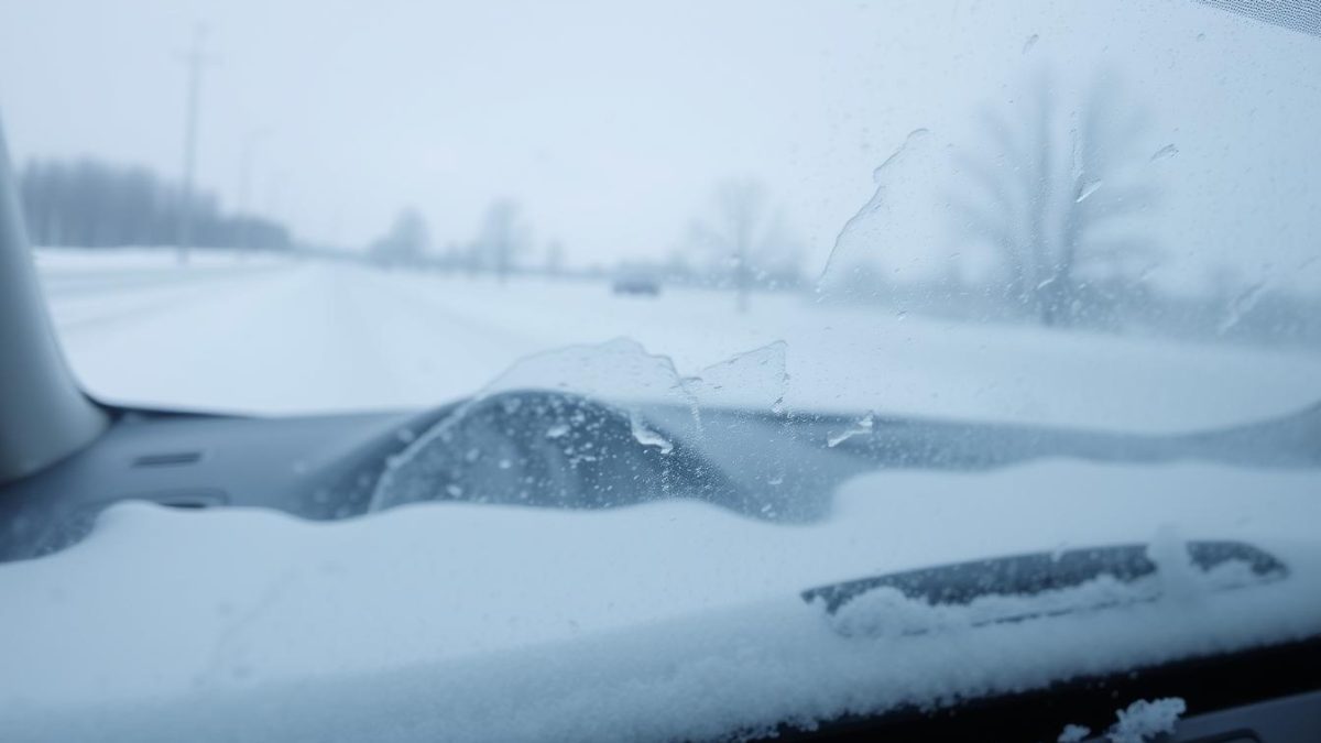 Winter windshield problems