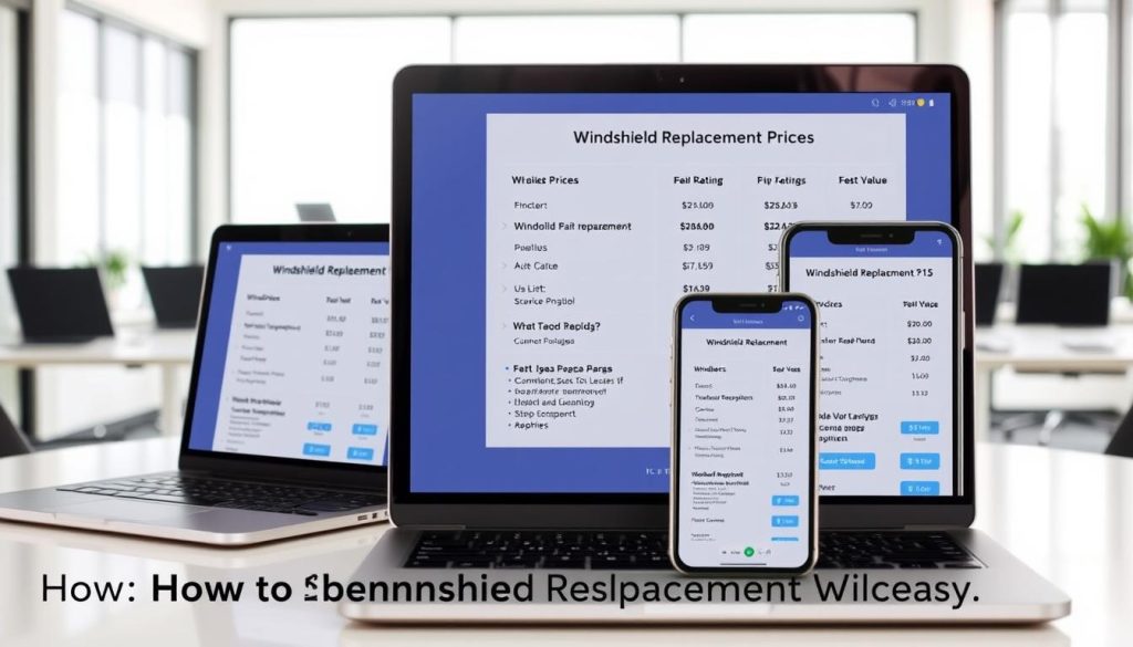 compare windshield replacement prices