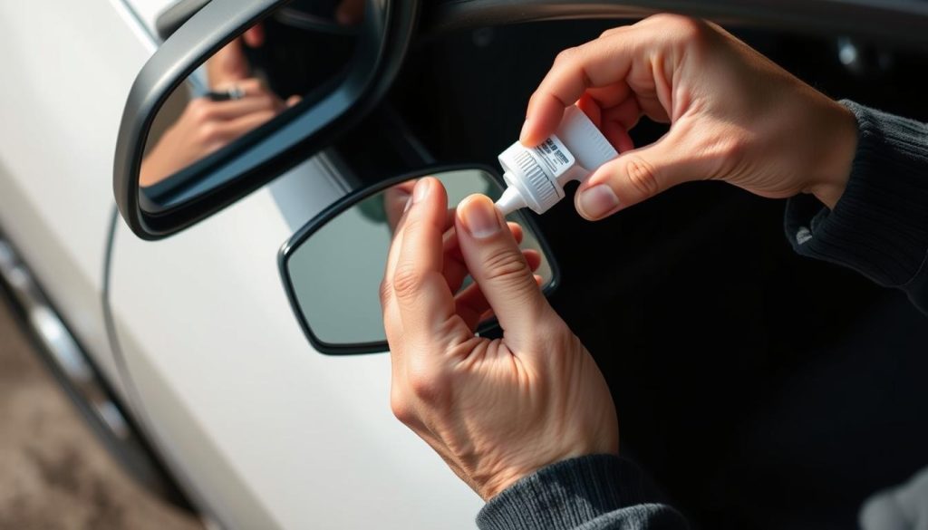 rearview mirror reattachment process