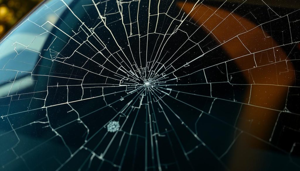 windshield damage