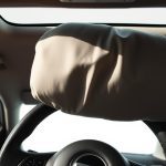 Auto glass airbag impact