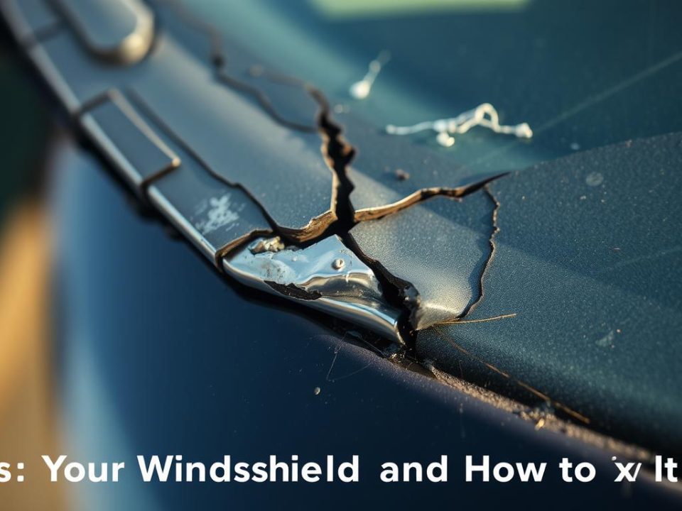 Auto glass leak repair