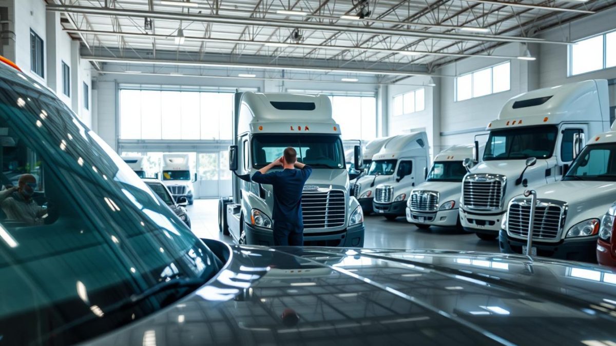 Fleet auto glass services