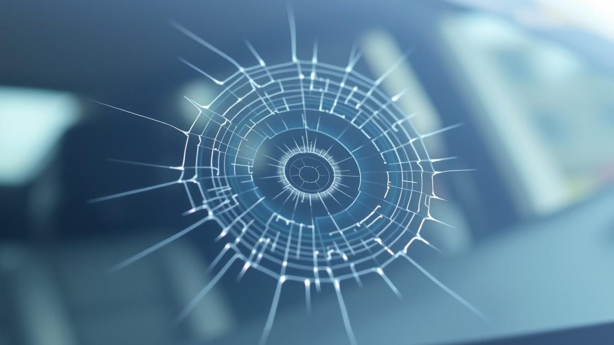 Windshield chip size limits