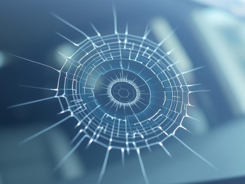 Windshield chip size limits