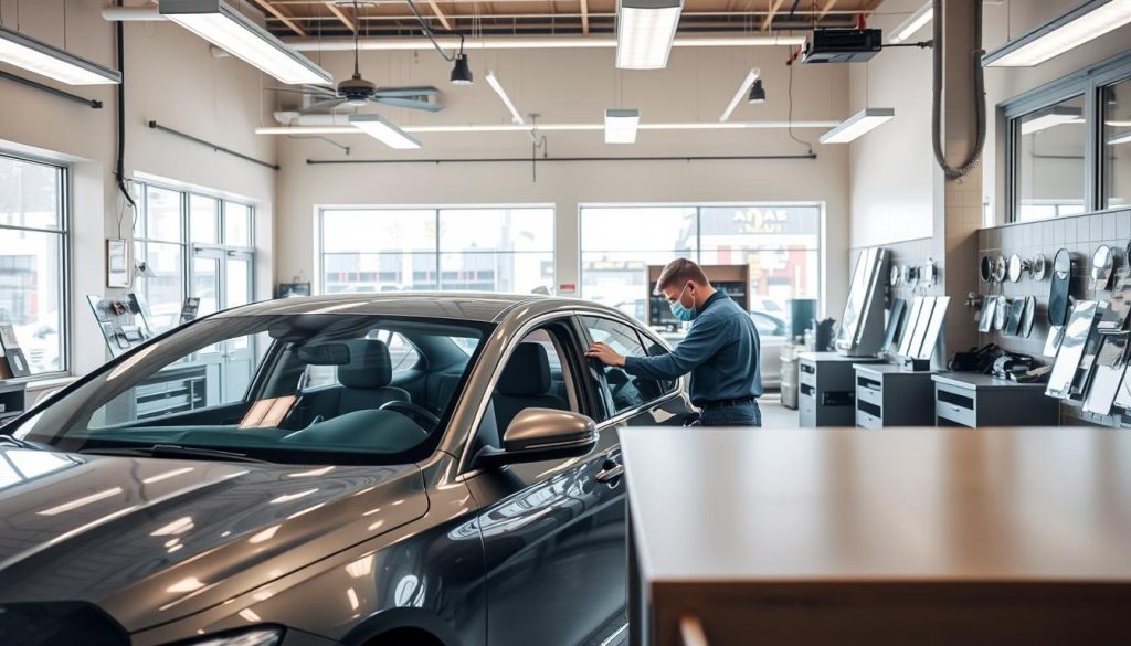 auto glass repair experience