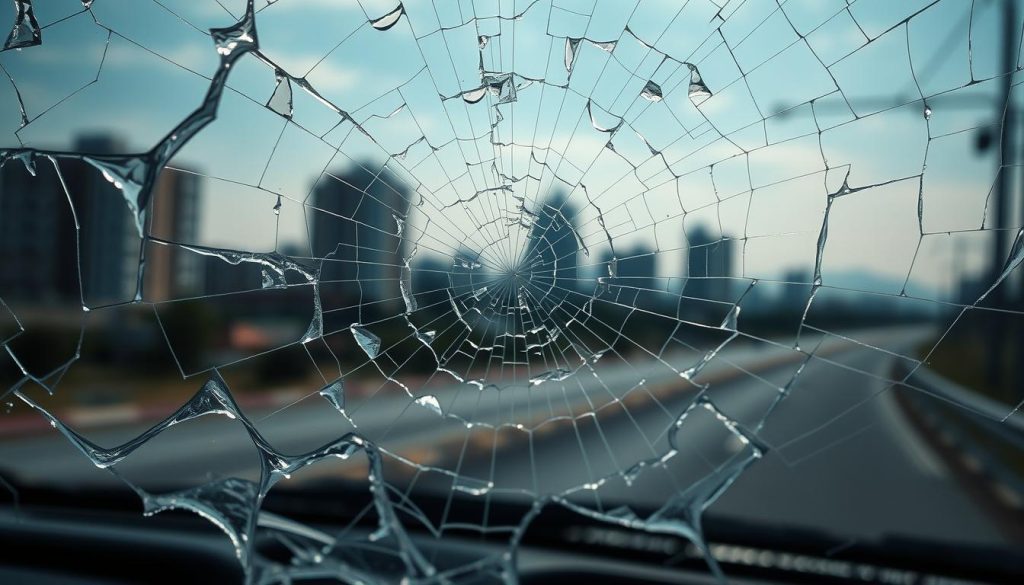 car accident windshield damage repair