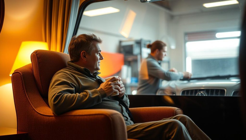 customer convenience during windshield replacement