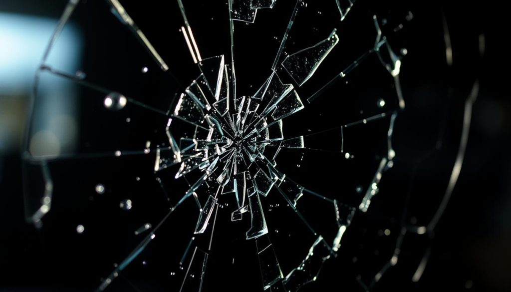 safety glass shatter