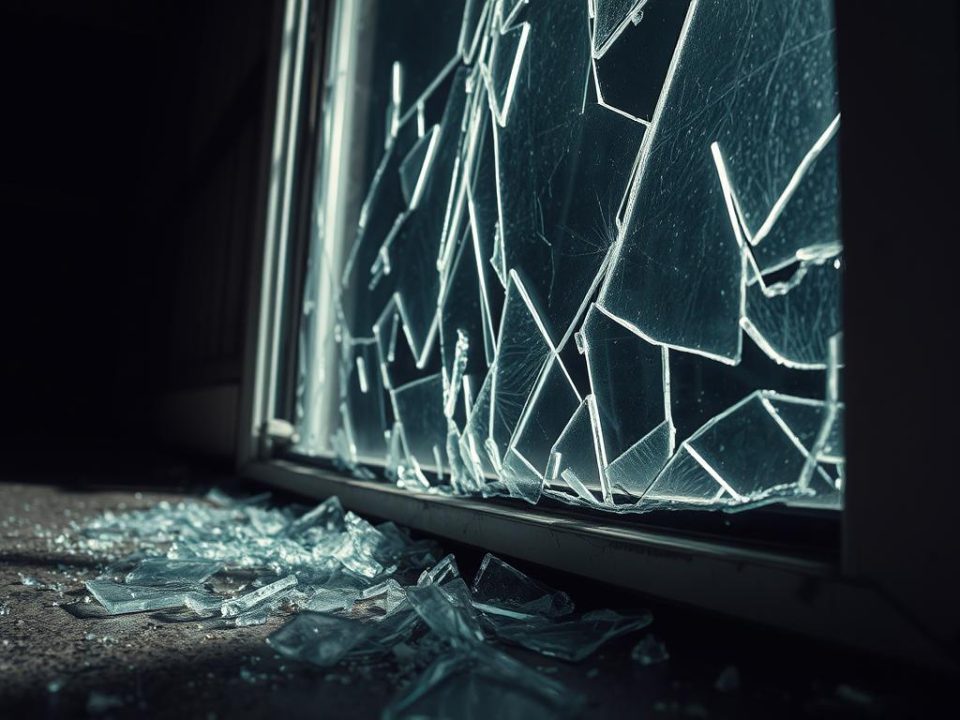 Car theft and broken windows