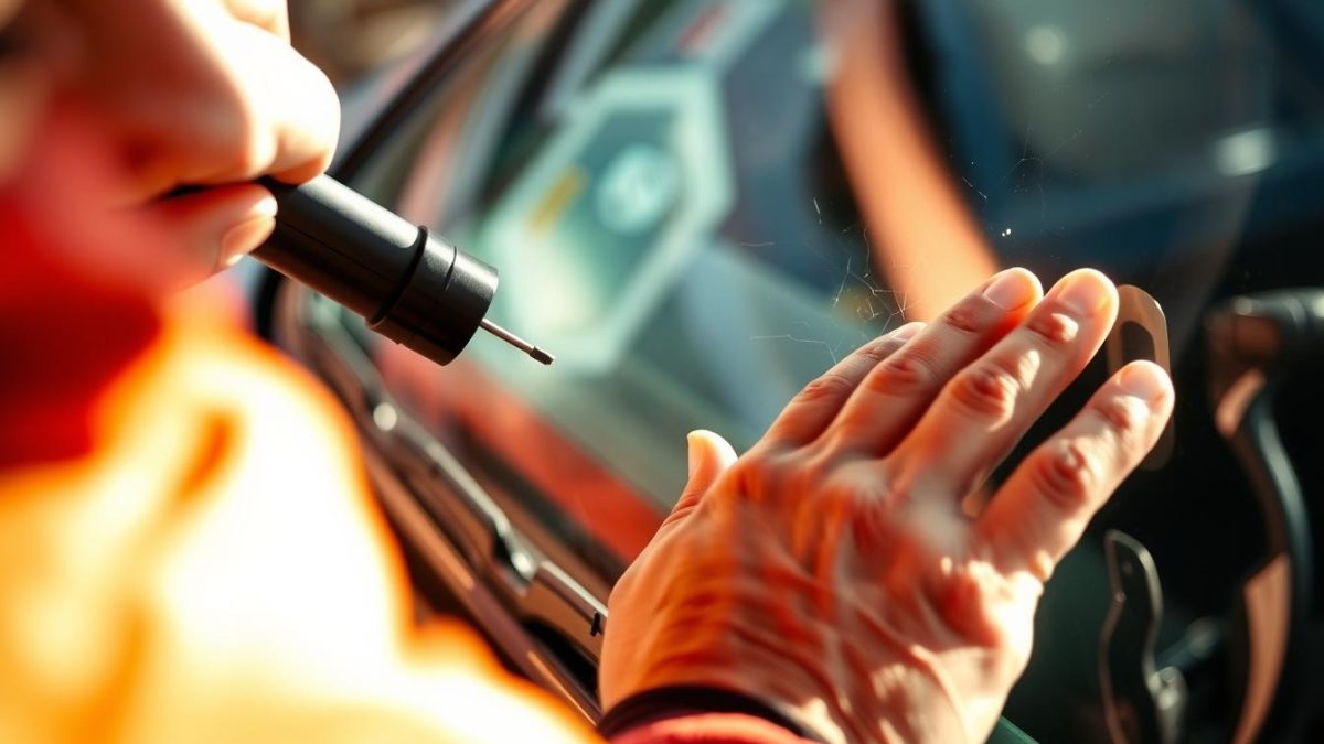 Car wash windshield damage