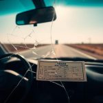 Cracked windshield ticket Texas