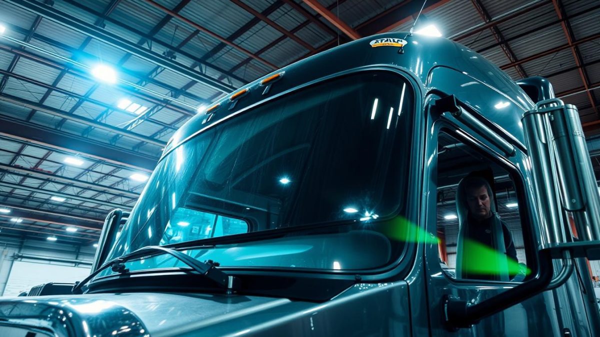 Semi truck windshield replacement