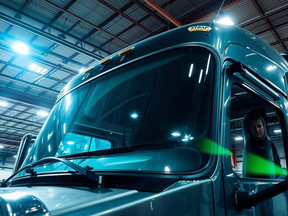 Semi truck windshield replacement